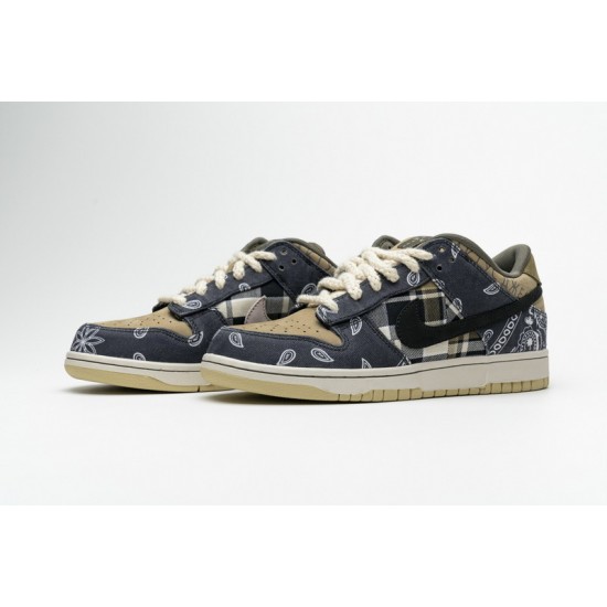 Travis Scott x Nike SB Dunk Low Blue Brown CT5053-001