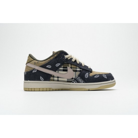 Travis Scott x Nike SB Dunk Low Blue Brown CT5053-001