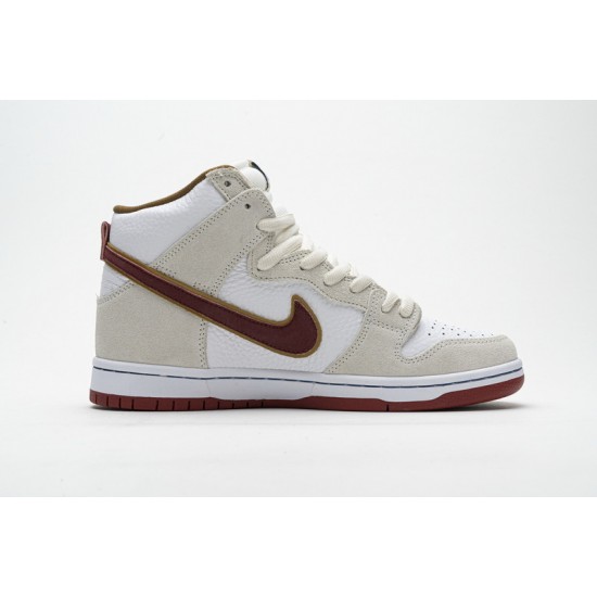 Unsiex Nike SB Dunk High "Team Crimson" White Red CV9499-100