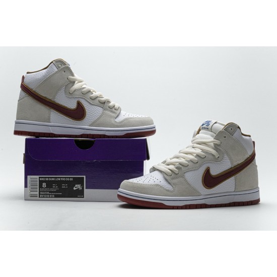 Unsiex Nike SB Dunk High "Team Crimson" White Red CV9499-100