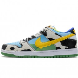 Ben Jerry x Nike SB Dunk Low Chunky Dunky White Blue CU3244-100