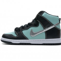 Nike SB Dunk High PRM "Diamond" Blue Black 653599-400