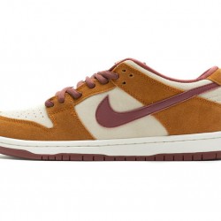 Nike SB Dunk Low Pro "Dark Russet Cedar" Orange White BQ6817-202