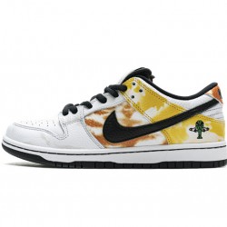 Nike SB Dunk Low Pro QS "Tie-Dye Rayguns" White Yellow Orange BQ6832-101