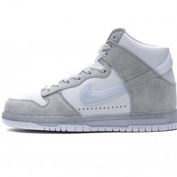 Slam Jam x Nike SB Dunk High "White Platinum" Gery White DA1639-100