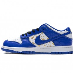 Supreme x Nike SB Dunk Low "Blue Stars" Blue White DH3228-100