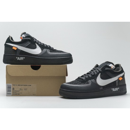 Off-White x Nike Air Force 1 Low Black White AO4606-001