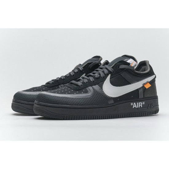 Off-White x Nike Air Force 1 Low Black White AO4606-001