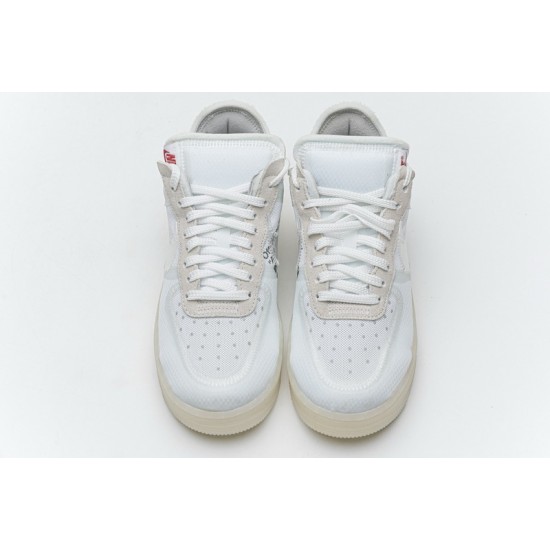 Off-White x Nike Air Force 1 Low "The Ten" White AO4606-100