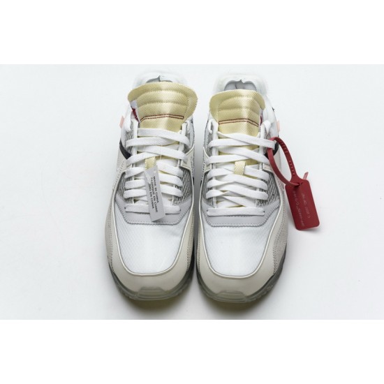 Off-White x Nike Air Max 90 "The Ten" All White AA7293-100