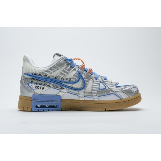 Off-White x Nike Air Rubber Dunk "University Blue" Blue Grey CU6015-100