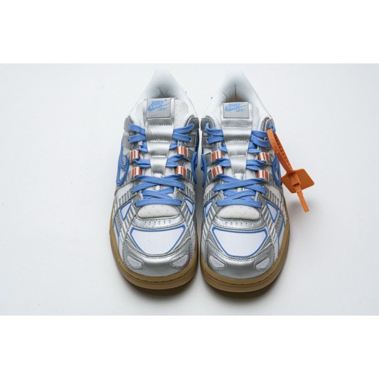 Off-White x Nike Air Rubber Dunk "University Blue" Blue Grey CU6015-100