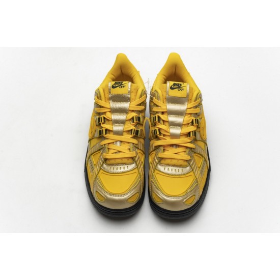 Off-White x Nike Air Rubber Dunk "University Gold" Yellow Gold CU6015-700