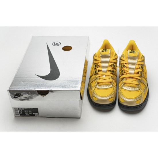 Off-White x Nike Air Rubber Dunk "University Gold" Yellow Gold CU6015-700