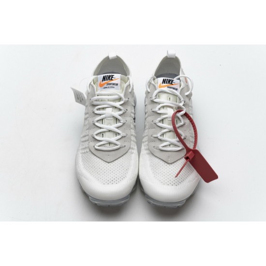 Off-White x Nike Air VaporMax 2018 "Part 2" All White AA3831-100