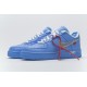 Off-White x Nike Air Force 1 07 Low "MCA" Blue Silver CI1173-400