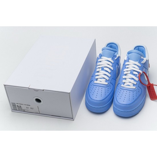 Off-White x Nike Air Force 1 07 Low "MCA" Blue Silver CI1173-400