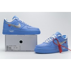 Off-White x Nike Air Force 1 07 Low "MCA" Blue Silver CI1173-400