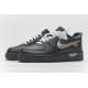 Off-White x Nike Air Force 1 07 Low "MOMA" Black Silver AV5210-001