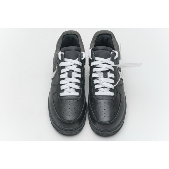 Off-White x Nike Air Force 1 07 Low "MOMA" Black Silver AV5210-001