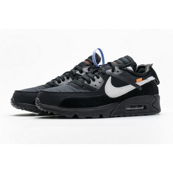 Off-White x Nike Air Max 90 "Black" All Black AA7293-001