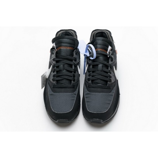 Off-White x Nike Air Max 90 "Black" All Black AA7293-001