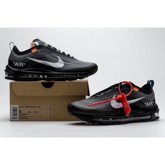 Off-White x Nike Air Max 97 "Black" All Black AJ4585-001