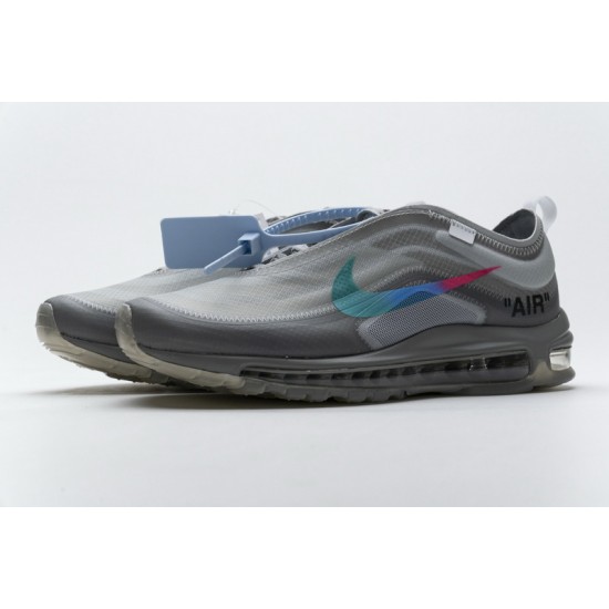 Off-White x Nike Air Max 97 "Wlolf Grey Menta" Grey Blue AJ4585-101