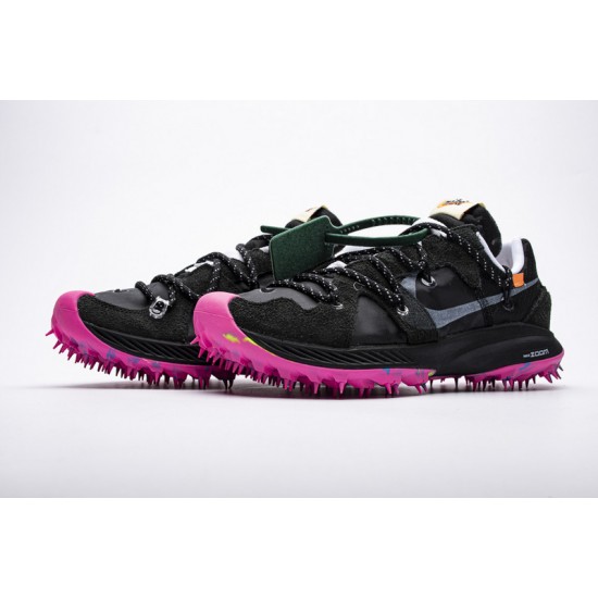 Off-White x Nike Zoom Terra Kiger 5 Black Purple CD8179-001