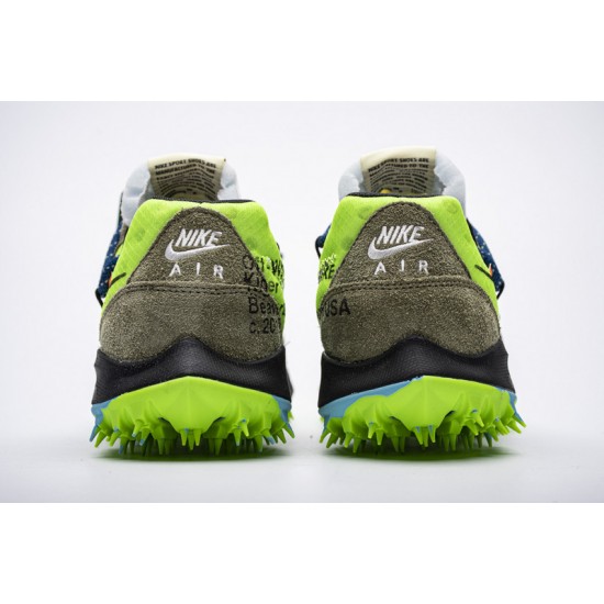 Off-White x Nike Zoom Terra Kiger 5 White Electric Green CD8179-300
