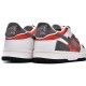 A Bathing Ape Sk8 Low White Red Grey Women Men Sneaker