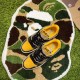 A Bathing Ape Sk8 Low Brown Black Yellow Women Men Sneaker