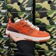 A Bathing Ape Sk8 Low Brown Orange White Women Men Sneaker