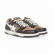 A Bathing Ape Sk8 Low Brown White Women Men Sneaker