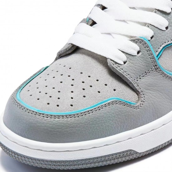 A Bathing Ape Sk8 Low Grey Ltblue Women Men Sneaker