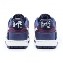 A Bathing Ape Sk8 Low Peach Purple White Deep Blue Women Men Sneaker