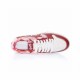 A Bathing Ape Sk8 Low Red White Women Men Sneaker