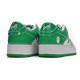 A Bathing Ape Low White Green Women Men Sneaker