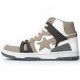 A Bathing Ape Sk8 High Brown White Black Women Men Sneaker