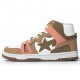 A Bathing Ape Sk8 High Brown White Women Men Sneaker