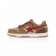 A Bathing Ape Sk8 Low Brown Red Women Men Sneaker