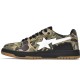 A Bathing Ape Sk8 Low Green Camo Women Men Sneaker