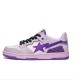 A Bathing Ape Sk8 Low Purple White Black Women Men Sneaker