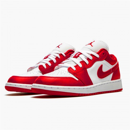 Nike Air Jordan 1 Low Gym RedWhite Gym RedGym Red Whte 553560 611 AJ1 Sneakers