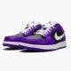 Nike Air Jordan 1 Retro Low Court Purple 553558 501 Court PurpleWhite Black AJ1