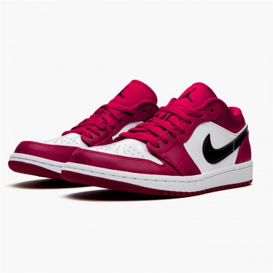 Nike Air Jordan 1 Retro Low Noble Red 553558 604 Noble RedBlack White AJ1