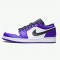 Nike Air Jordan 1 Retro Low Court Purple 553558 500 Court PurpleBlack White AJ1