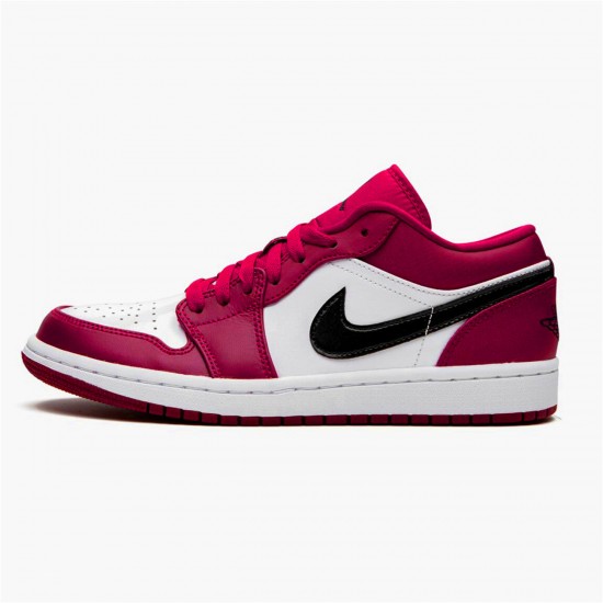 Nike Air Jordan 1 Retro Low Noble Red 553558 604 Noble RedBlack White AJ1