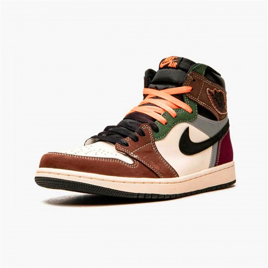 Nike Air Jordan 1 High OG Hand Crafted DH3097 001 Brown Jordan 1 Sneakers