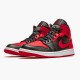 Nike Air Jordan 1 Mid Banned 2020 554724 074 Black University Red Black Whi AJ1